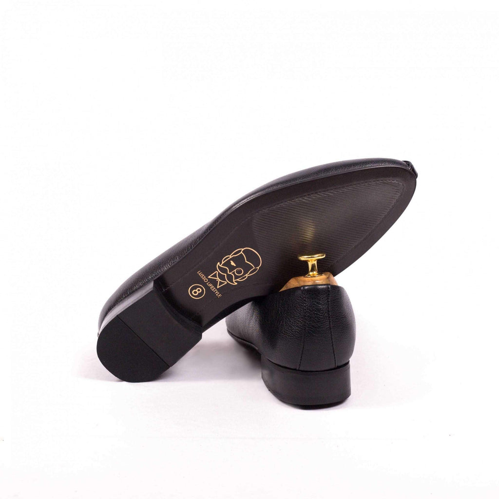 JODARO - BLACK RAJASTHANI MOJDI - By Lusso