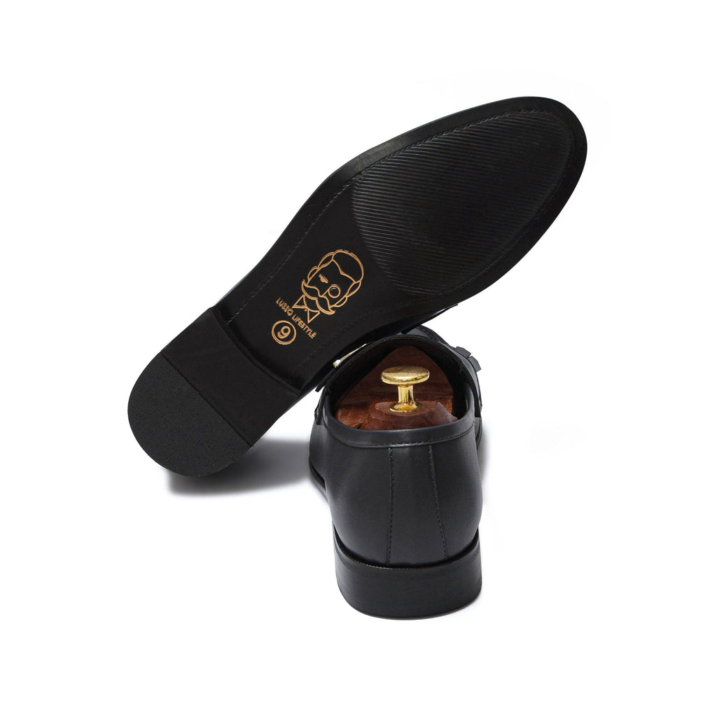 LOCATELLI | OCEAN GREY FRINGE SLIP-ON - By Lusso