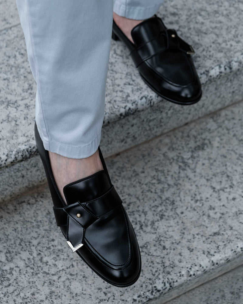 Lumberg - Black Side Latch Slip-On - By Lusso