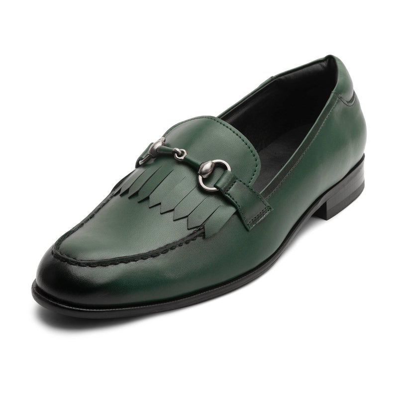 MONTLE | GREEN DUAL-TONE SLIP-ON - By Lusso