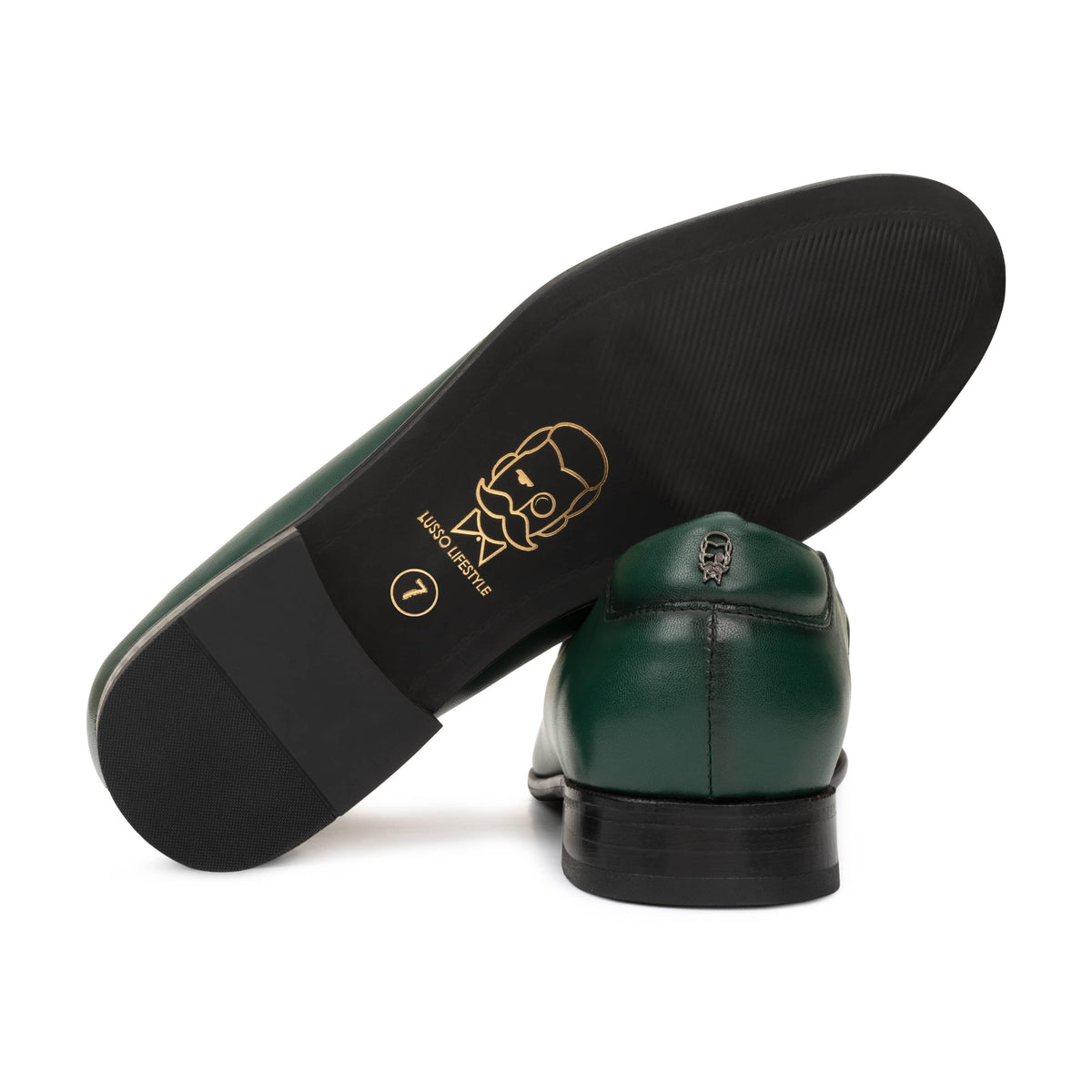 MONTLE | GREEN DUAL-TONE SLIP-ON - By Lusso