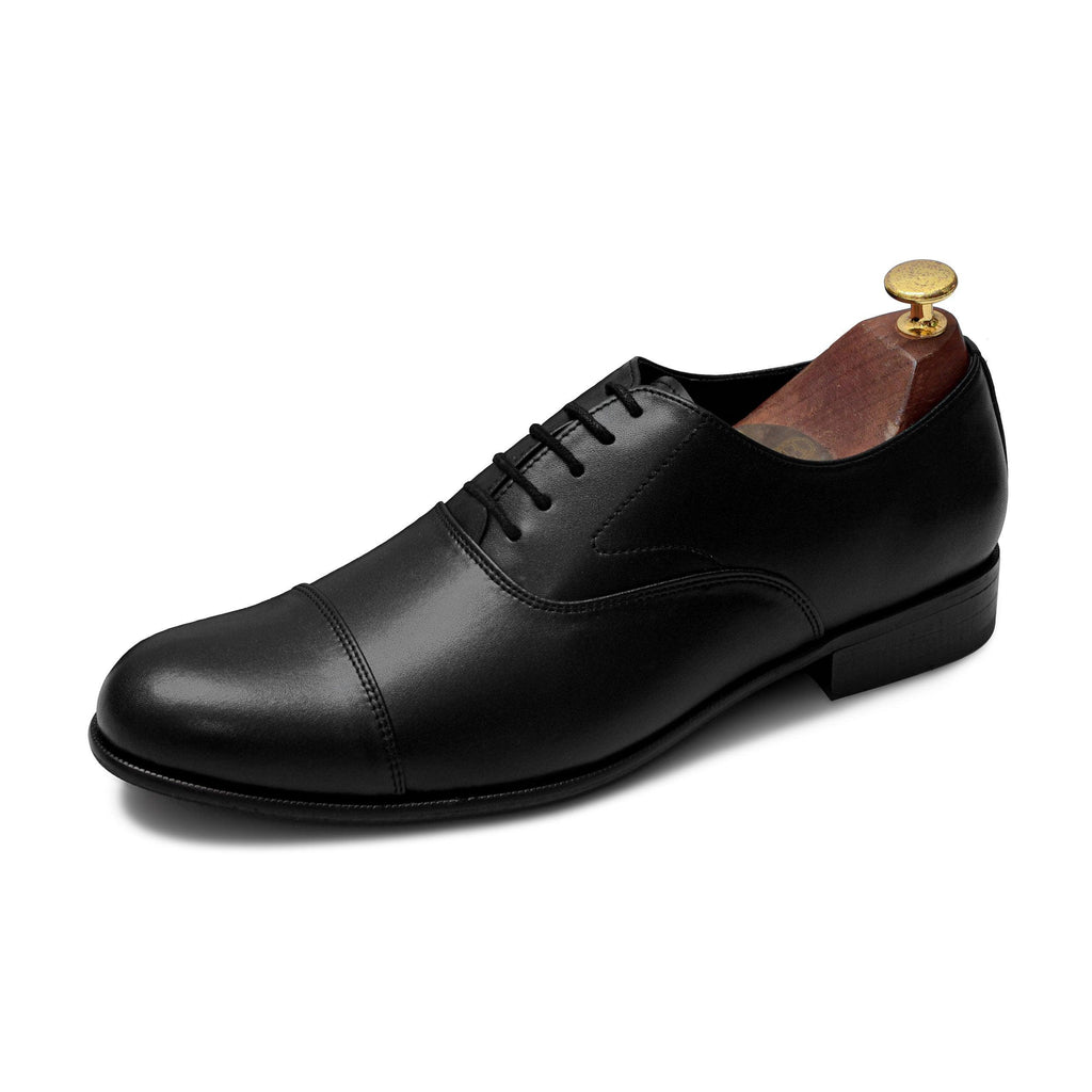 RHODES | BLACK OXFORD LACE UP - By Lusso