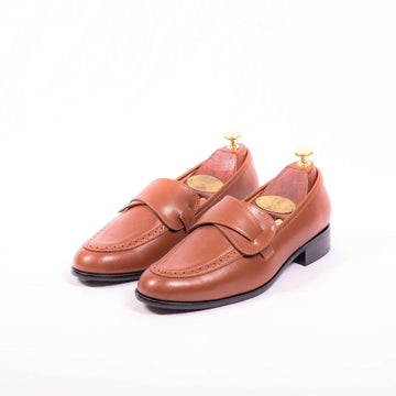 VICEROY - TAN BUTTERFLY SLIPON - By Lusso