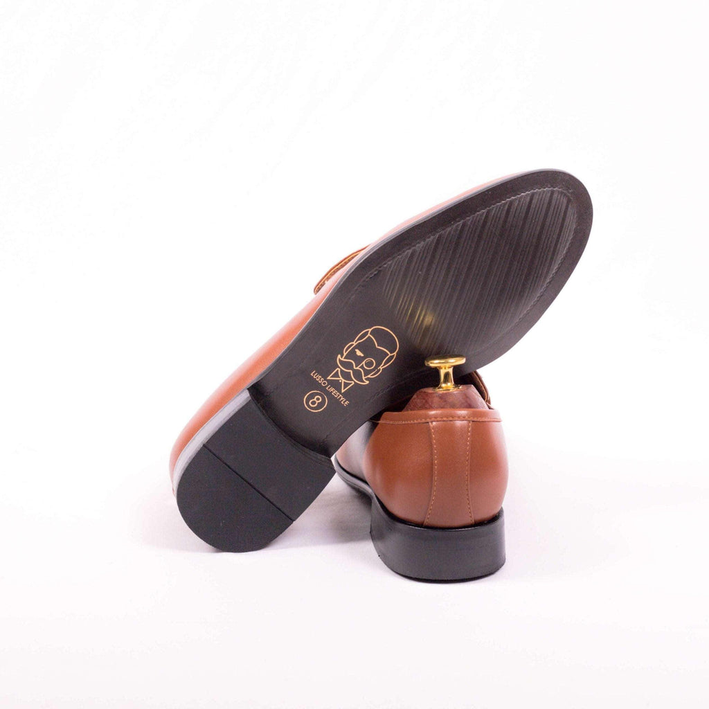 VICEROY - TAN BUTTERFLY SLIPON - By Lusso